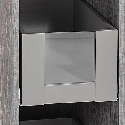 Full Glass Front Drawers x2