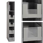 Legrabox Orion Grey 300mm Space Tower Slim, 4 Drawers (1x1of2 / 1x2of2)