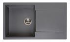 Reginox Granite Composite Amsterdam Sink Single Bowl Grey