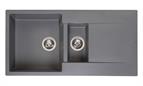 Reginox Granite Composite Amsterdam Sink 1.5 Bowl Grey