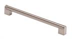 Boss bar handle, brushed nickel 627mm centres 14mm diameter