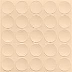 Self-adhesive cover cap, Magnolia, 14mm (25 per sheet)