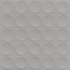 Self-adhesive cover cap, Silver Grey, 14mm (25 per sheet)