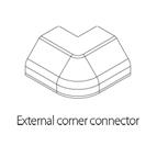 Sensio Contour External Corner Connector