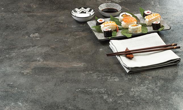 Egger 25mm Square Edged Anthracite Metal Rock