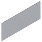 Blum Antaro symetrical cover cap with &#39;BLUM&#39; logo metallic grey