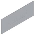 Blum Antaro symetrical cover cap with &#39;BLUM&#39; logo metallic grey