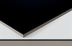 ABS Edging Tape Doppia Black Matt - Aluminium 1.3 x 23mm