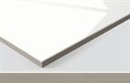 ABS Edging Tape Doppia Alpine White Gloss - Aluminium 1.3 x 23mm