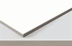ABS Edging Tape Doppia Alpine White Matt - Aluminium 1.3 x 23mm