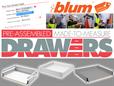 We've Launched Our New Pre-assembled and Made-To-Measure Blum Drawer Service