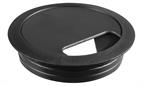 Cable tidy black 80mm (O/A Diameter 95mm)