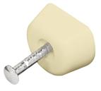 Shelf stud with pin magnolia