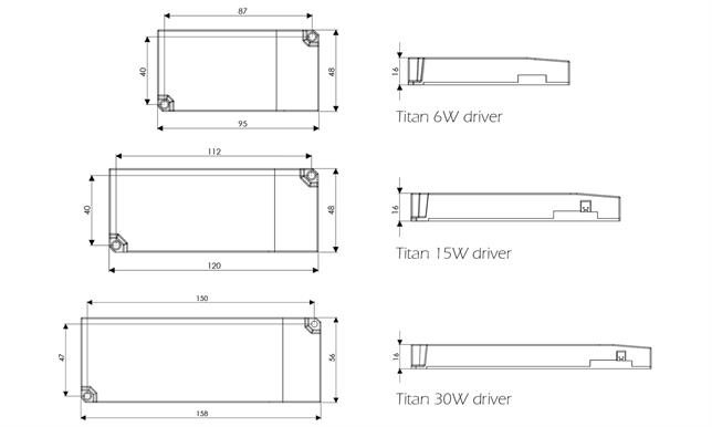 Titan Low Profile 24v Drivers