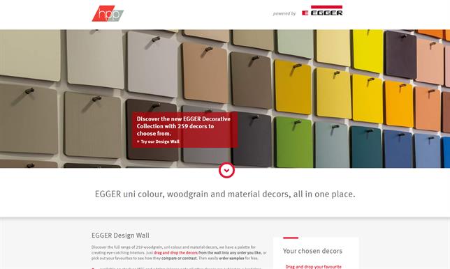 Egger Inspiration Centre - Design Wall