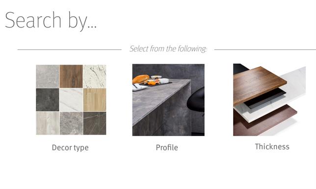 Egger Inspiration Centre - Worktop Finder