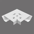 Sensio Accent Plinth Profile External Corner Connector