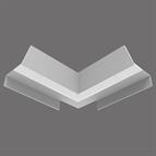 Sensio Accent Plinth Profile Internal Corner Connector Connector