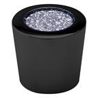 Durohorn Round Knob, Black Chrome, 24mm