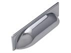 Windsor Shell Handle, Chrome, 96mm centres