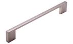 Slim &#39;D&#39; Handle, Brushed Nickel, 160mm centres
