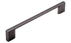 Slim &#39;D&#39; Handle, Pewter, 160mm centres