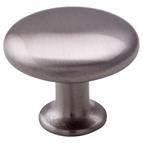 Cassius Knob, Brushed Nickel, 30mm