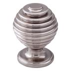 Beehive Knob, Brushed Nickel, 35mm