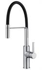 Reginox Aurora Tap Single Lever, Chrome and Black includes fixing kit