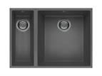 Reginox Granite Composite Quadra Sink (undermount only) 1.5 bowl Titanium