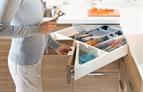 Blum Antaro Tandembox Corner Drawer M-Height (650mm) | Metallic Grey