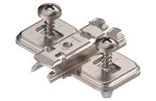 Blum Height Adjustable Clip Backplates with Dowels