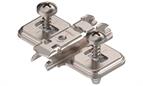 Blum 0mm Clip backplate with dowels