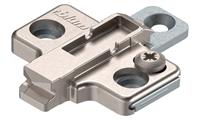 Blum Two Part Height Adjustable Backplate for Euro Screws