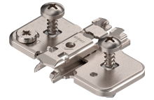 Blum Cam Adjustable Clip Backplate with Dowels