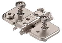 Blum Cam Adjustable Clip Backplate with Dowels