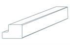 Avanti Quadro 36mm Cornice/Pelmet, Graphite Grained Paint Effect 50 x 3050mm