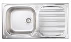 Reginox Oulton SV (Formerly Daytona) single bowl inset sink stainless steel rev