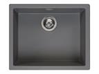 Reginox Granite Composite Amsterdam single bowl integrated 50 x 40 Grey