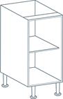 450mm Base Unit Carcass in White (Flat Pack)