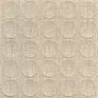 Self-adhesive cover cap, Beige Textile, 14mm (25 per sheet)
