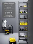 Wirework - Lamina Anthracite Larder Unit Soft Close, 400mm