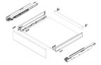Blum Legrabox with Blumotion N height 450mm carbon black (40kg)
