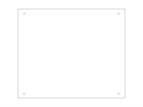 Glass Splashback 750h x 900w x 6mm Clear