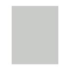 Glass Splashback 750h x 600w x 6mm Painted Light Grey 
