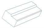 Avanti Opus 38mm Bullnose Cornice, Super Matt Light Grey 50 x 3000mm
