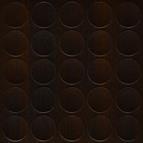 Self-adhesive cover cap, Black/Brown Ferrara Oak, 14mm (25 per sheet)