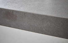 Kronodesign Square Edge Concrete & Metal Worktops