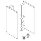 Gola Endcaps for Countertop J profile Black