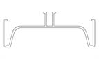 Gola Vertical mid profile snap on1 Silver 2.67 metre